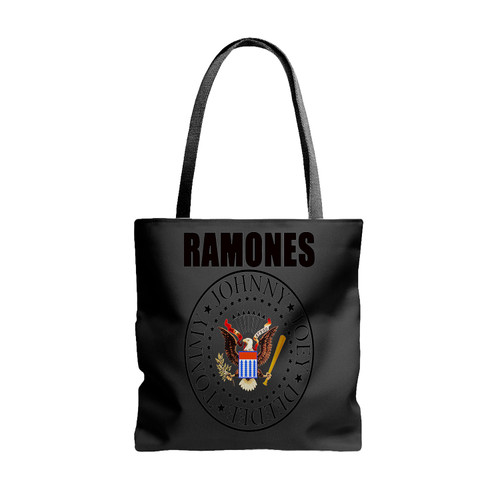 Ramones Tommy Johnny Joey Deedee Tote Bags