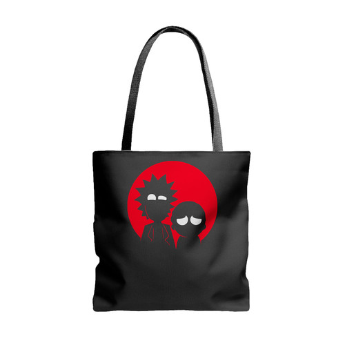 Rick And Morty Funny Cartoon Tv Series 1 Tote Bags