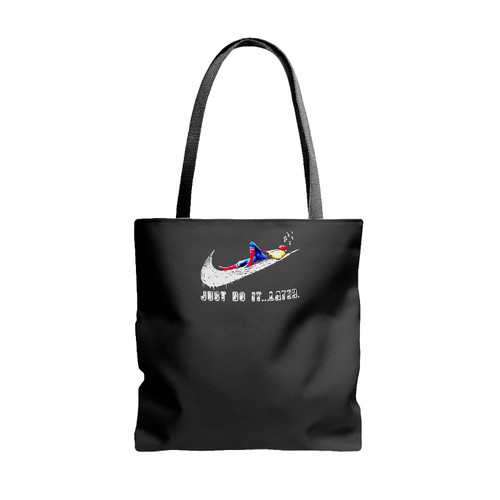 Spider Man Just Do It Later Tom Holland Tote Bags