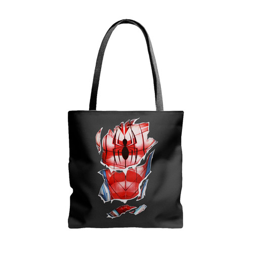 Spider Man Soul Tote Bags