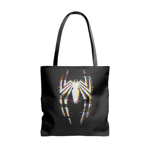 Spidey Glitch Tote Bags