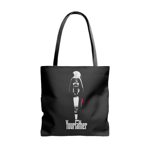 Star Wars Darth Vader Yourfather The Godfather Tote Bags