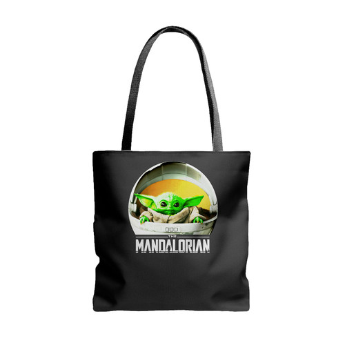 Star Wars The Mandalorian The Child Floating Pod Tote Bags