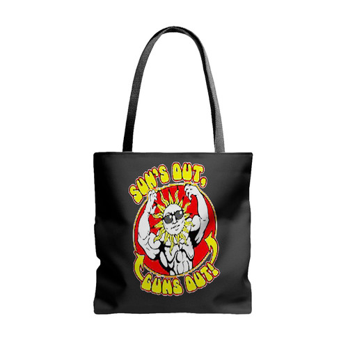 Suns Out Guns Out Tote Bags