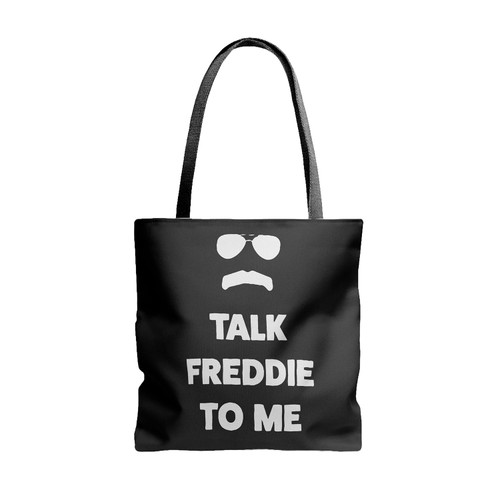 Talk Freddie To Me Freddie Mercury Queen Tote Bags
