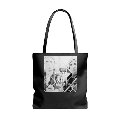 The Office Michael Scott Straight Outta Scranton Tote Bags