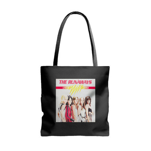 The Runaways Live In Japan Tote Bags