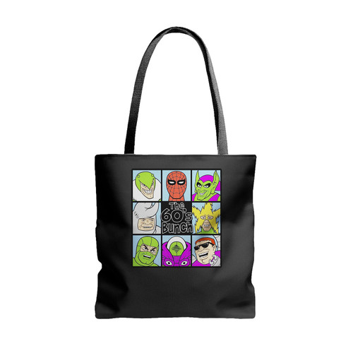 The Sixties Bunch Tote Bags