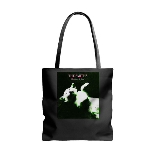 The Smiths The Queen Is Dead Parody Cat Mashup Tote Bags