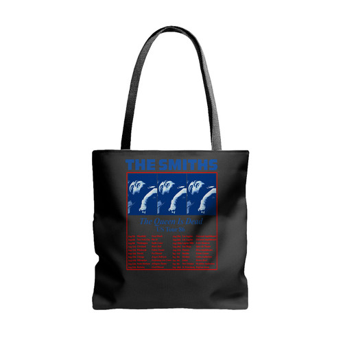 The Smiths The Queen Is Dead Us Tour 86 Tote Bags