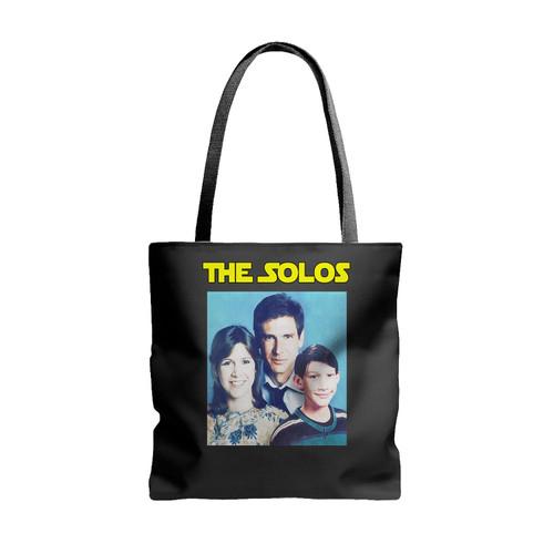 The Solos Family Portrait Han Solo Princess Leia Tote Bags