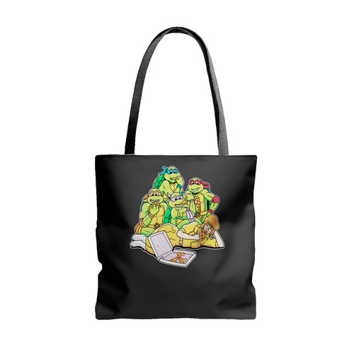 Tmnt Ninja Pizza Club Tote Bags