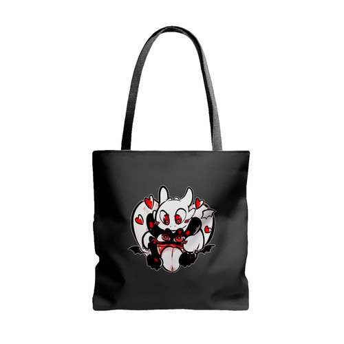 Toothless And Light Fury How To Train Your Dragon Tote Bags