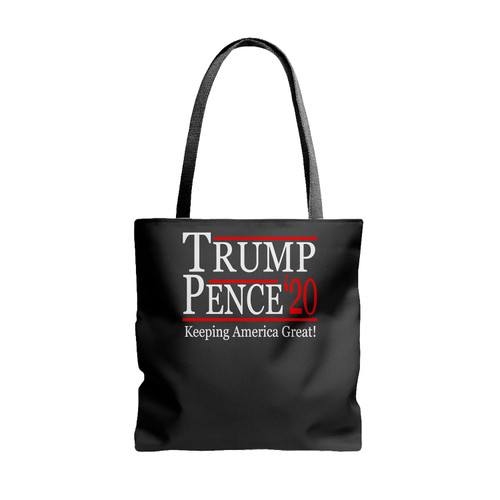 Trump Pence 2020 Keeping America Great Tote Bags