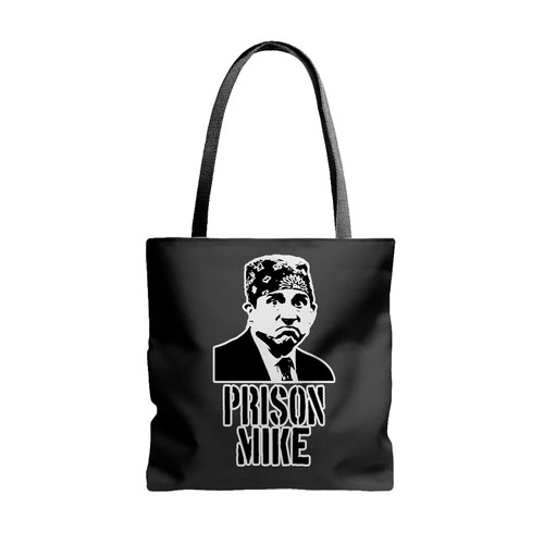 Tv Series The Office Us Prison Mike Funny Dunder Miflin Dwight Schrute Gervais Tote Bags