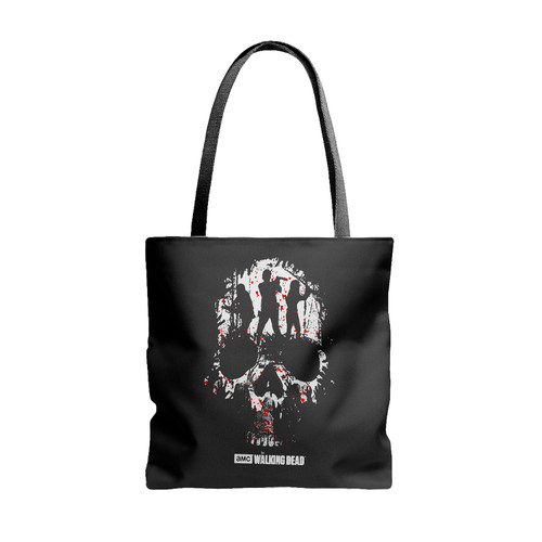 Twd The Walking Dead Skull Tote Bags