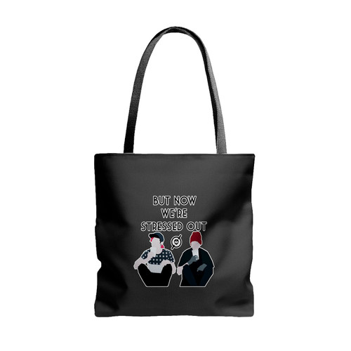 Twenty One Pilots But Now We Were Stressed Out Tote Bags