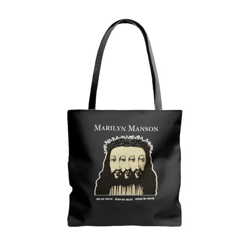 Vintage 1997 Marilyn Manson Believe Tote Bags