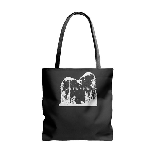 Winter Is Here Dragon Got Winter Is Coming Tote Bags