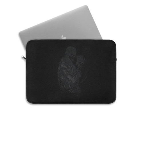 50 Cent Scribble Portrait Image Laptop Sleeve
