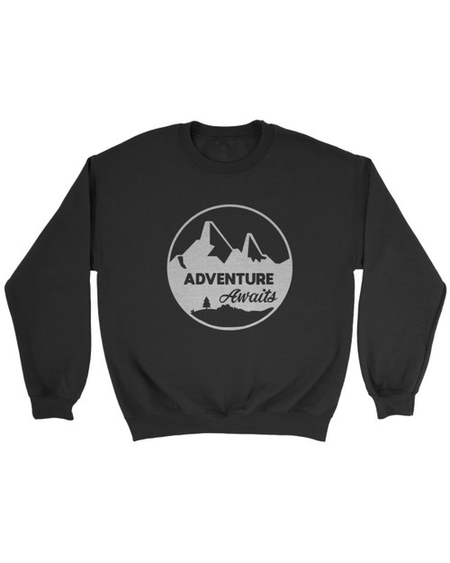 Adventure Awaits Mountains Sweatshirt