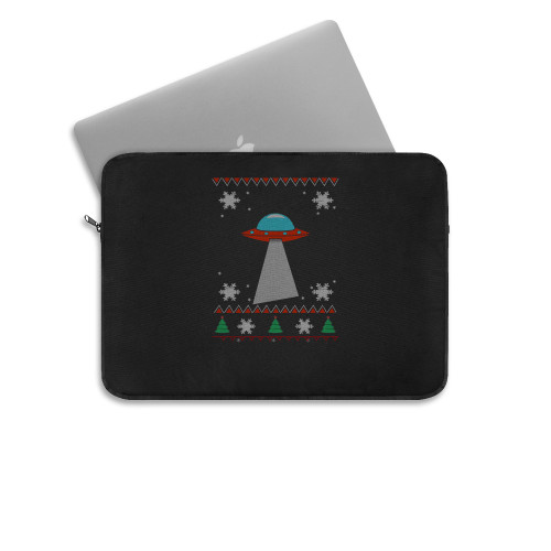 Alien Ufo Flying Laptop Sleeve