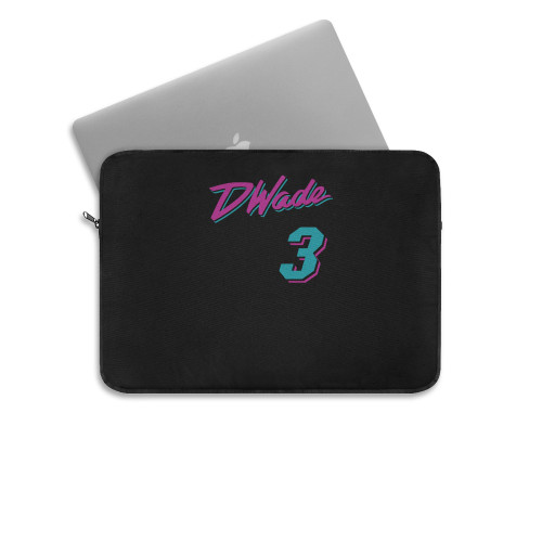 Black Miami D Wade Vice City Laptop Sleeve