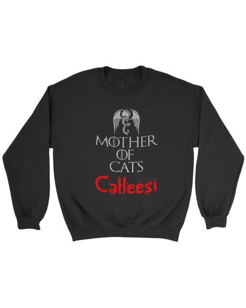 Game Of Thrones Mother Of Cats Catleesi Funny Logo Sweatshirt