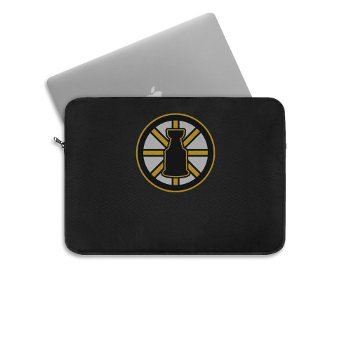 Copy Of Black Bruins Stanley Cup Logo Laptop Sleeve