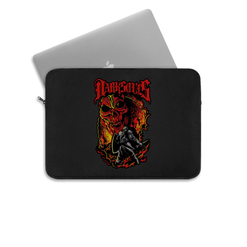 Dark Souls Metal Logo Laptop Sleeve