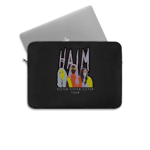 Haim Sister Sister Sister Tour Concert Poster Laptop Sleeve