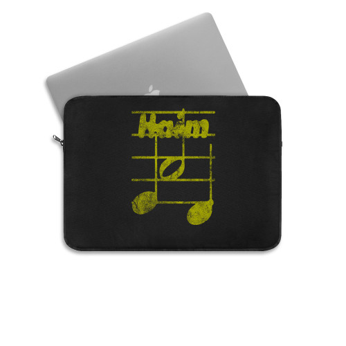 Haim Women In Music Note Logo Grunge Laptop Sleeve