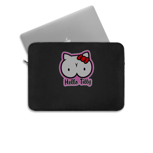 Hello Titty Parody Laptop Sleeve