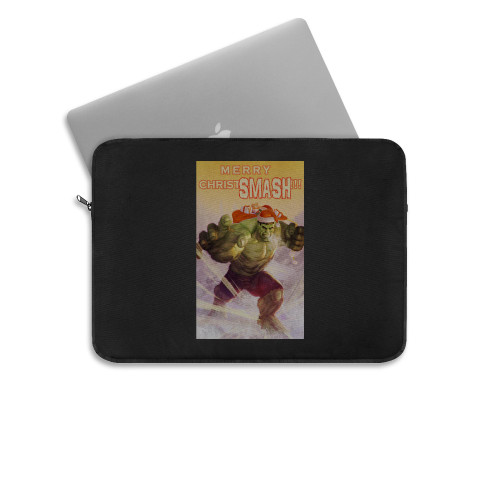 Hulk Merry Christsmash Laptop Sleeve