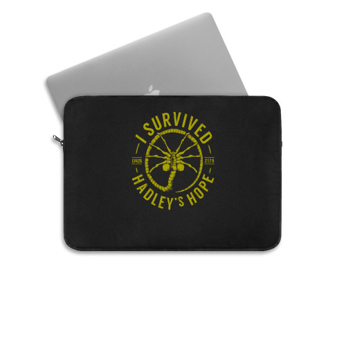 I Survived Hadley Hope From Once Upon A Tee Laptop Sleeve