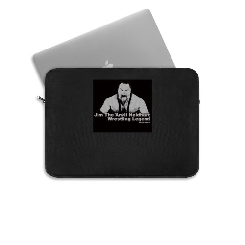 Jim The Anvil Neidhart Wrestling Legend Laptop Sleeve