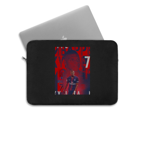 Kylian Mbappe Cover Art Laptop Sleeve