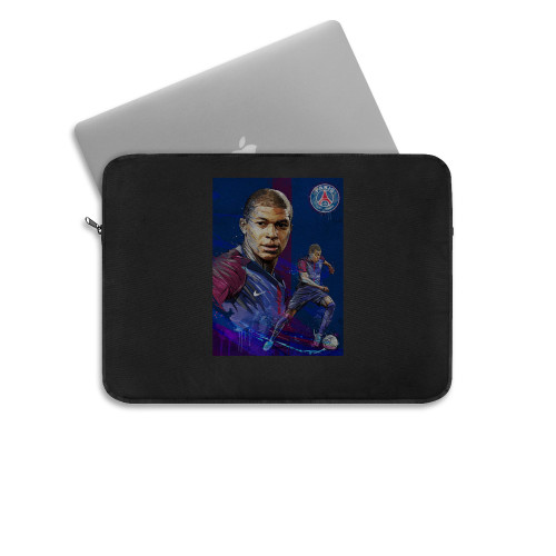 Kylian Mbappe Psg Laptop Sleeve