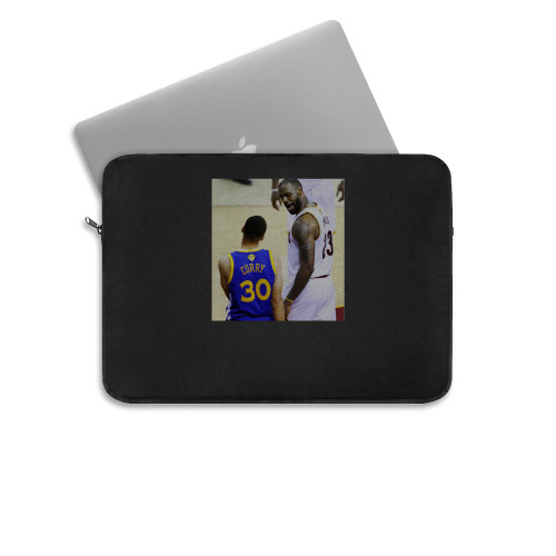 Lebron James Vs Steph Curry Laptop Sleeve