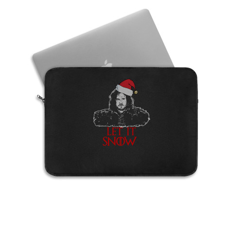 Let It Snow Jon Snow Xmas Laptop Sleeve