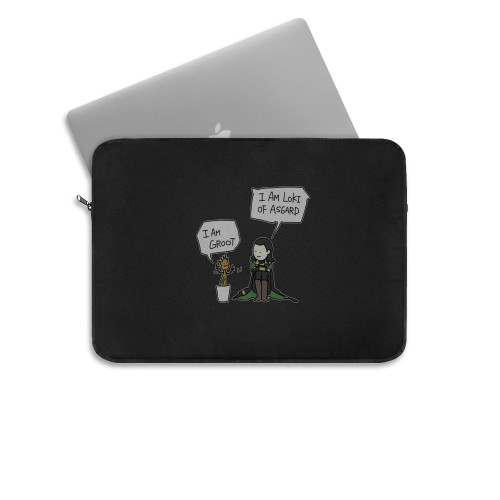 Loki Talk Groot Laptop Sleeve Loki Talk Groot Laptop Sleeve