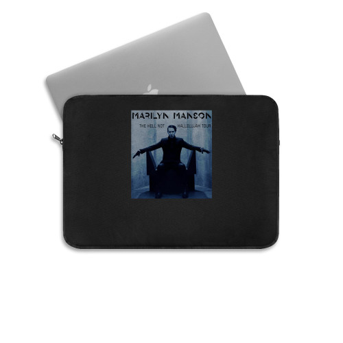 Marilyn Manson Blue Hell Not Hallelujah Laptop Sleeve