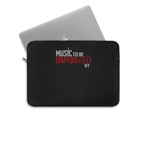 Music To Be Murdered By Eminem Album Logo Laptop Sleeve
