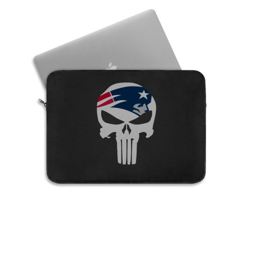 New England Patriots Punisher Logo Laptop Sleeve