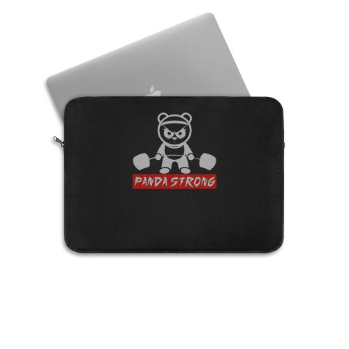 Panda Strong Funny Laptop Sleeve