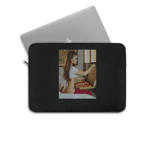 Sexy Pizza Girl On Bed Naughty Food Naked Laptop Sleeve Sexy Pizza Girl On Bed Naughty Food Naked Laptop Sleeve