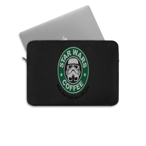 Star Wars Coffee Stormtrooper Starbucks Coffee Parody 2 Laptop Sleeve