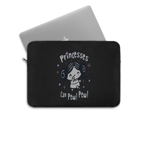 Star Wars Princesses Can Pew Pew Laptop Sleeve