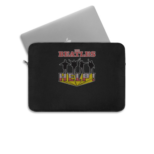 The Beatles Stop Worrying Help Band Laptop Sleeve