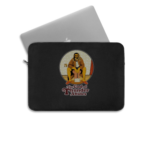 The God Of Thunder Abides Laptop Sleeve